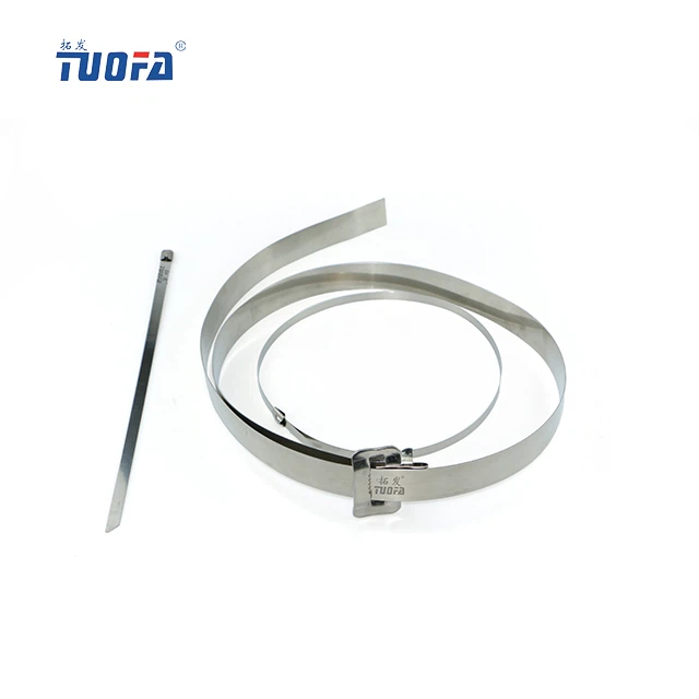 Hebei Stainless Steel Cable Ties Bundling Wires Line Galvan Fitting Hoses Retardant Grade 304