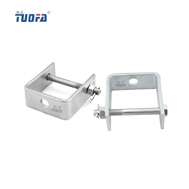 Hot Dip Galvanized D Iron Bracket With Bolts And Nuts