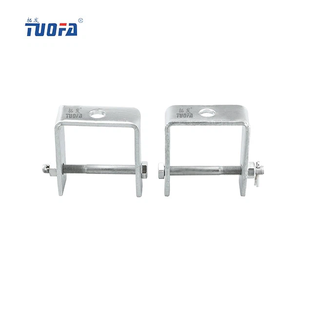 Hot Dip Galvanized D Type Iron Bracket For Insulator D Iron Bracket