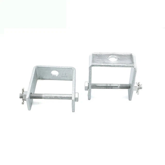 Hot Dip Galvanized D Type Iron Bracket For Insulator D Iron Bracket