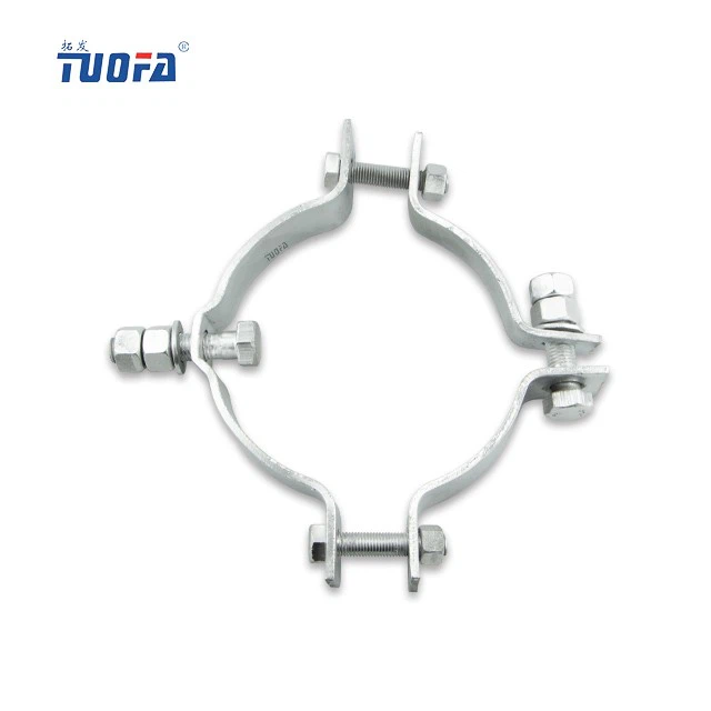 Hot Dip Galvanized Pole Clamp, Universal Clamp