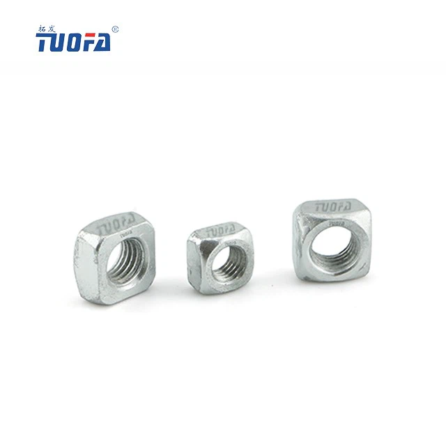 Hot Dip Galvanized Square Head Bolts And Nuts