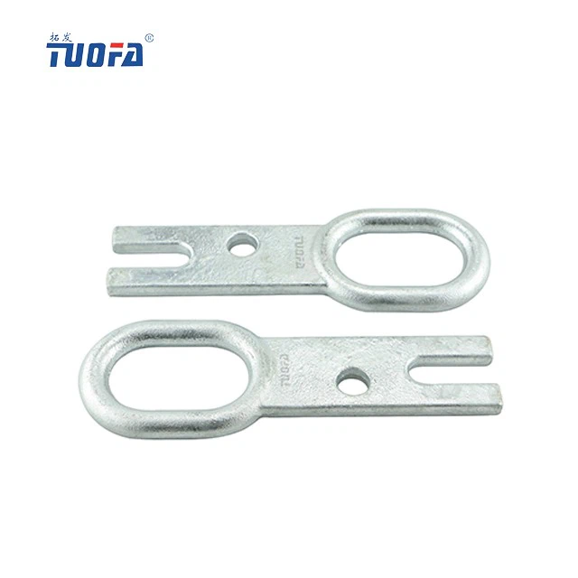 Soporte Adss Elo With Two Pernos Hot-Dip Galvanized