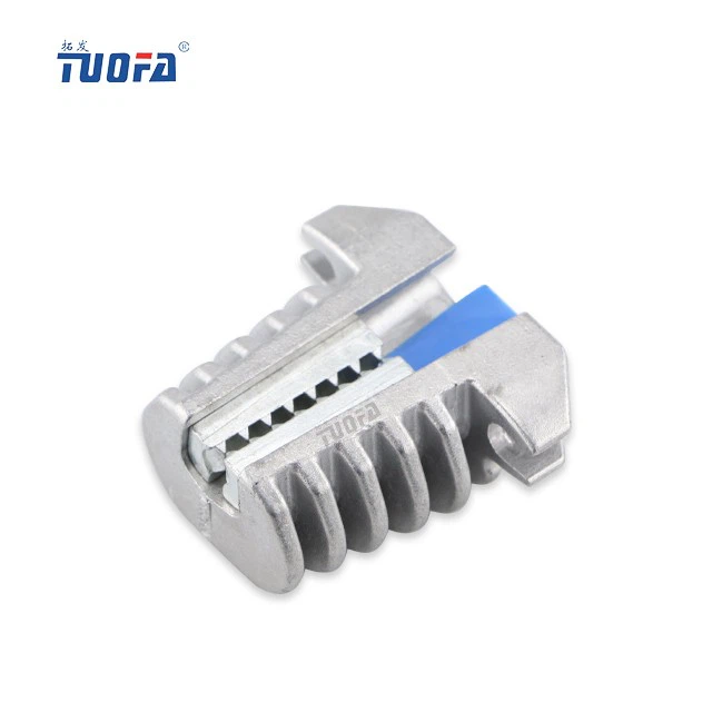 Wedge-Type Tension Anchoring Clamp Steel Wire Insulated Service Lines Using On The Pole Or Wall