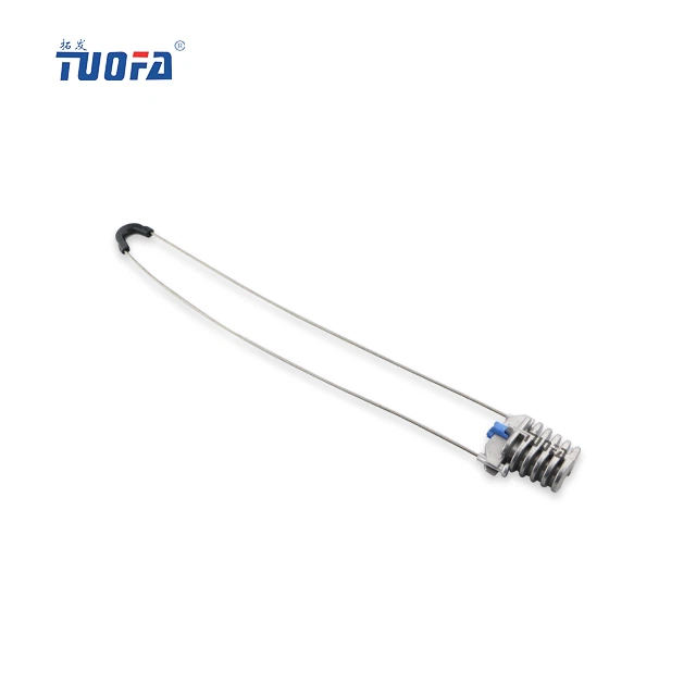Wedge-Type Tension Anchoring Clamp Steel Wire Insulated Service Lines Using On The Pole Or Wall